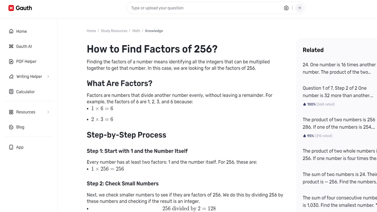 Mastering Factorization with Gauth: How to Find Factors of Complex Numbers